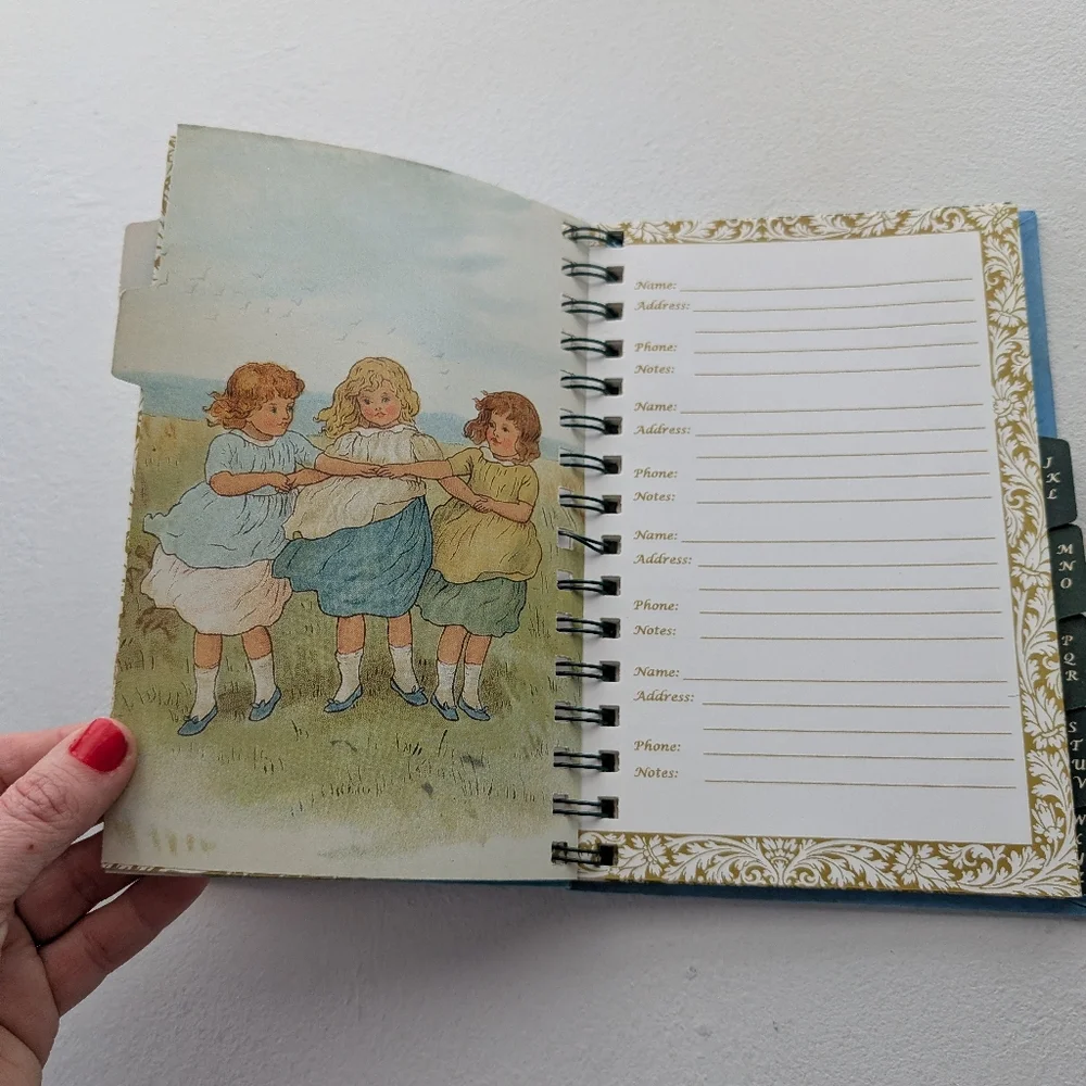 NEW Vintage Yesterboard Address Book 9" Tall 1993 - Picture 2 of 6